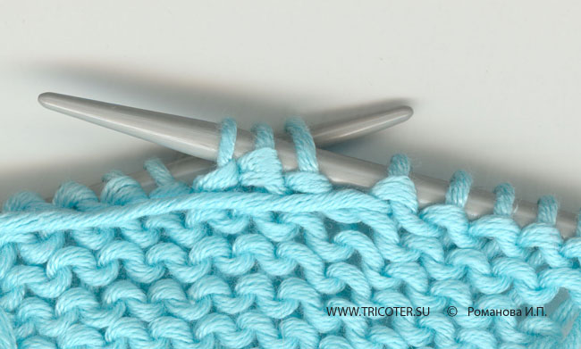 Частичное вязание: удлиненные ряды